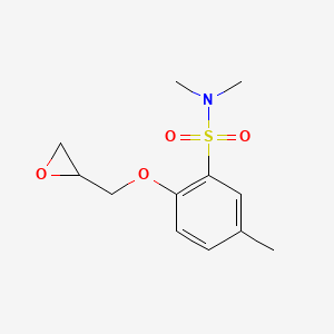 N,N,5-Trimethyl-2-(oxiran-2-ylmethoxy)benzenesulfonamide