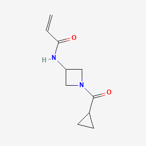 N-[1-(Cyclopropanecarbonyl)azetidin-3-yl]prop-2-enamide