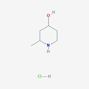 molecular formula C6H14ClNO B2379263 2-Methylpiperidin-4-ol hydrochloride CAS No. 13959-11-0; 344329-35-7