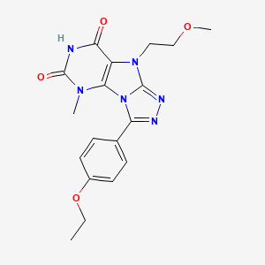 8-(4-Ethoxyphenyl)-5-(2-methoxyethyl)-1-methylpurino[8,9-c][1,2,4]triazole-2,4-dione