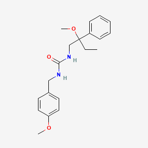 molecular formula C20H26N2O3 B2379366 1-(2-甲氧基-2-苯基丁基)-3-(4-甲氧基苄基)脲 CAS No. 1797900-85-6