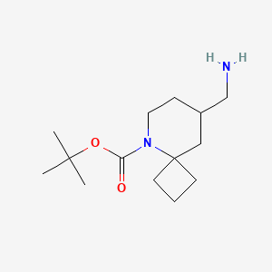 Tert-butyl 8-(aminomethyl)-5-azaspiro[3.5]nonane-5-carboxylate