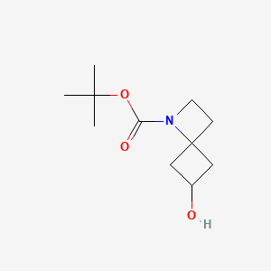 molecular formula C11H19NO3 B2379398 1-Boc-6-hydroxy-1-azaspiro[3.3]heptane CAS No. 1389264-27-0; 1419101-19-1