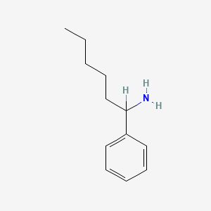 molecular formula C12H19N B2379413 1-Phenylhexan-1-amine CAS No. 92779-83-4