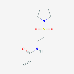 N-(2-Pyrrolidin-1-ylsulfonylethyl)prop-2-enamide