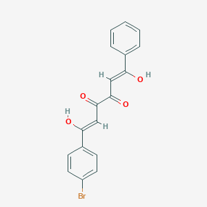 molecular formula C38H43N4O7P B237946 (Z,Z)-1-(4-Bromophenyl)-3,4-dihydroxy-6-phenyl-2,4-hexadiene-1,6-dione CAS No. 139266-57-2