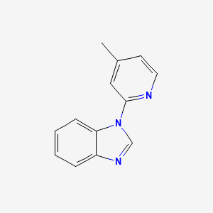 molecular formula C13H11N3 B2379505 1-(4-methylpyridin-2-yl)-1H-benzimidazole CAS No. 1269132-72-0