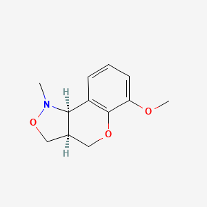 (3aS,9bR)-6-methoxy-1-methyl-3,3a,4,9b-tetrahydrochromeno[4,3-c][1,2]oxazole