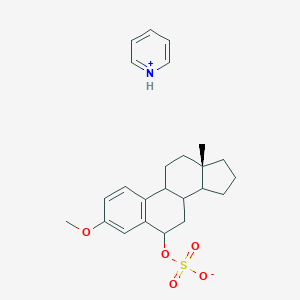 molecular formula C24H31NO5S B237955 Pyridinium 3-methoxyestra-1,3,5(10)-trien-6-yl sulfate CAS No. 134223-97-5