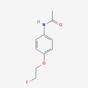 molecular formula C10H12FNO2 B2379558 N-[4-(2-fluoroethoxy)phenyl]acetamide CAS No. 714-24-9