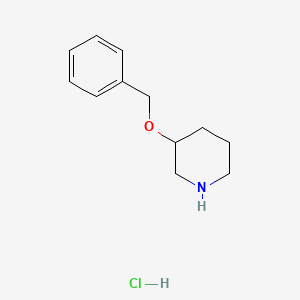 molecular formula C12H18ClNO B2379567 3-(Benzyloxy)piperidine hydrochloride CAS No. 1185304-22-6; 37098-74-1