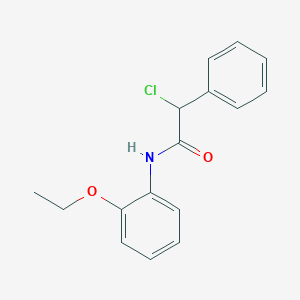 molecular formula C16H16ClNO2 B2379570 2-chloro-N-(2-ethoxyphenyl)-2-phenylacetamide CAS No. 565166-67-8