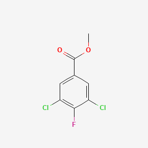 molecular formula C8H5Cl2FO2 B2379571 3,5-二氯-4-氟苯甲酸甲酯 CAS No. 1214375-18-4
