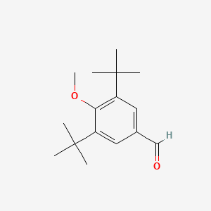 molecular formula C16H24O2 B2379576 3,5-二叔丁基-4-甲氧基苯甲醛 CAS No. 74684-38-1