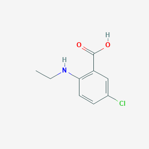 molecular formula C9H10ClNO2 B2379587 5-氯-2-(乙基氨基)苯甲酸 CAS No. 37494-82-9