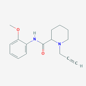 N-(2-methoxyphenyl)-1-(prop-2-yn-1-yl)piperidine-2-carboxamide