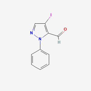 4-Iodo-2-phenylpyrazole-3-carbaldehyde