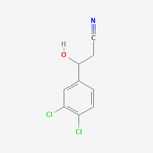 3-(3,4-Dichlorophenyl)-3-hydroxypropanenitrile