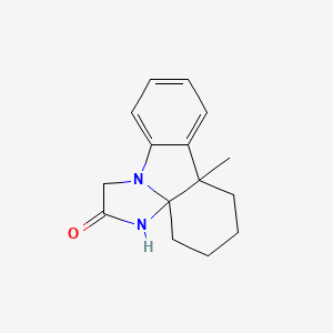 molecular formula C15H18N2O B2379732 7a-methyl-5,6,7,7a-tetrahydro-1H,4H-imidazo[2,1-k]carbazol-2(3H)-one CAS No. 258269-56-6