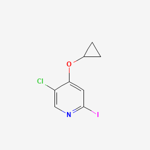 5-Chloro-4-cyclopropoxy-2-iodopyridine