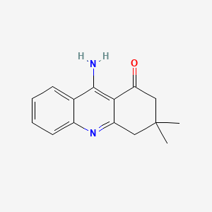 molecular formula C15H16N2O B2379830 9-Amino-3,3-dimethyl-3,4-dihydro-1(2H)-acridinone CAS No. 130186-64-0; 387876-63-3