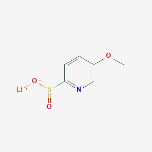 molecular formula C6H6LiNO3S B2379861 Lithium;5-methoxypyridine-2-sulfinate CAS No. 2253629-60-4
