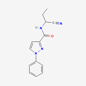 N-(1-cyanopropyl)-1-phenyl-1H-pyrazole-3-carboxamide