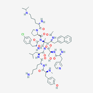 molecular formula C74H101ClN14O13 B237990 Nappsmlllpa CAS No. 135216-07-8