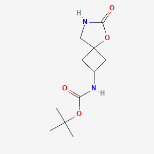 Tert-butyl N-(6-oxo-5-oxa-7-azaspiro[3.4]octan-2-yl)carbamate