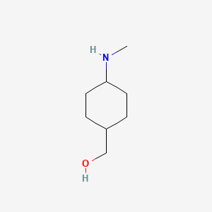 molecular formula C8H17NO B2379911 [4-(甲基氨基)环己基]甲醇 CAS No. 1260831-73-9