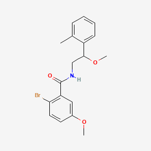 2-bromo-5-methoxy-N-(2-methoxy-2-(o-tolyl)ethyl)benzamide