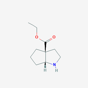 (3aS,6aalpha)-Hexahydrocyclopenta[b]pyrrole-3aalpha(3H)-carboxylic acid ethyl ester
