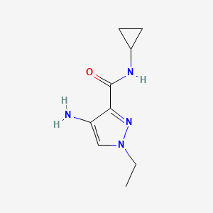 4-amino-N-cyclopropyl-1-ethyl-1H-pyrazole-3-carboxamide