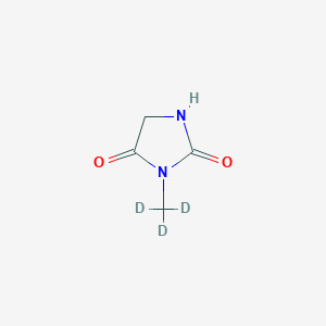molecular formula C4H6N2O2 B2380141 3-(Trideuteriomethyl)imidazolidine-2,4-dione CAS No. 1628797-61-4