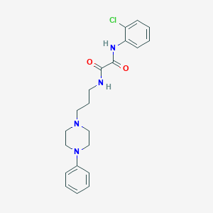 N1-(2-chlorophenyl)-N2-(3-(4-phenylpiperazin-1-yl)propyl)oxalamide