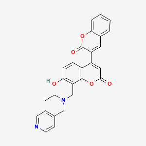 molecular formula C27H22N2O5 B2380225 纺锤体素 B CAS No. 1465248-60-5