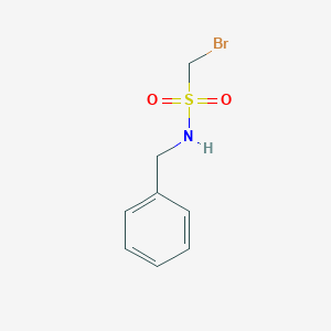 molecular formula C8H10BrNO2S B2380265 N-benzylbromomethanesulfonamide CAS No. 698350-87-7