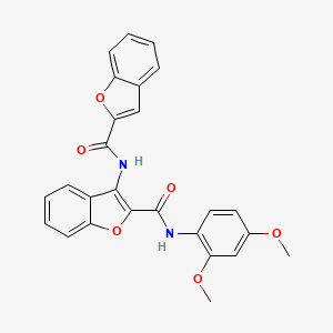 3-(benzofuran-2-carboxamido)-N-(2,4-dimethoxyphenyl)benzofuran-2-carboxamide