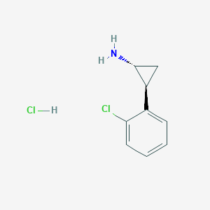 (1R,2S)-2-(2-Chlorophenyl)cyclopropan-1-amine hydrochloride