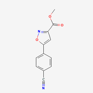 Methyl 5-(4-Cyanophenyl)isoxazole-3-carboxylate