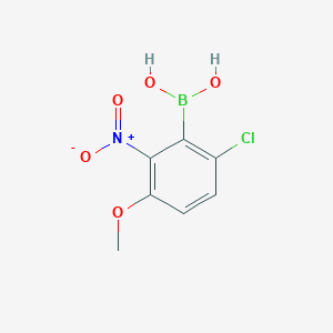 6-Chloro-3-methoxy-2-nitrophenylboronic acid