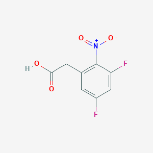 2-Nitro-3,5-difluorophenyl acetic acid