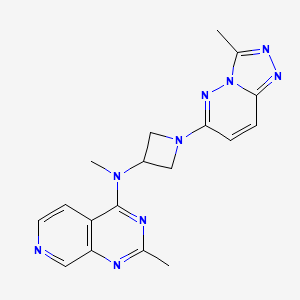 N-methyl-1-{3-methyl-[1,2,4]triazolo[4,3-b]pyridazin-6-yl}-N-{2-methylpyrido[3,4-d]pyrimidin-4-yl}azetidin-3-amine