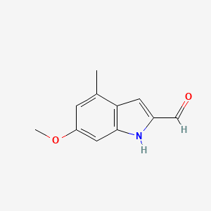 6-Methoxy-4-methyl-1H-indole-2-carbaldehyde