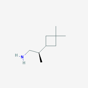 molecular formula C9H19N B2380487 (2R)-2-(3,3-Dimethylcyclobutyl)propan-1-amine CAS No. 2248184-17-8