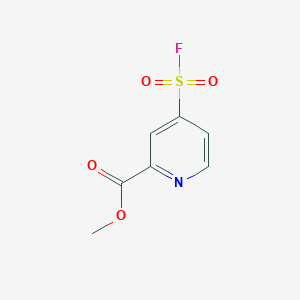 molecular formula C7H6FNO4S B2380554 4-(氟磺酰基)吡啶-2-甲酸甲酯 CAS No. 2138060-60-1