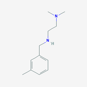 molecular formula C12H20N2 B2380599 [2-(Dimethylamino)ethyl][(3-methylphenyl)methyl]amine CAS No. 755008-06-1