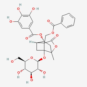 molecular formula C30H32O15 B2380633 4-O-Galloylalbiflorin CAS No. 1201580-97-3