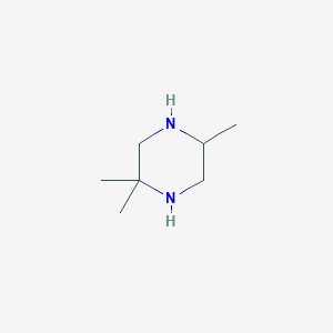 molecular formula C7H16N2 B2380667 2,2,5-Trimethylpiperazine CAS No. 139139-56-3
