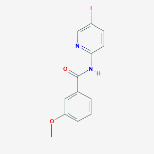 molecular formula C13H11IN2O2 B2380668 N-(5-iodopyridin-2-yl)-3-methoxybenzamide CAS No. 477889-80-8
